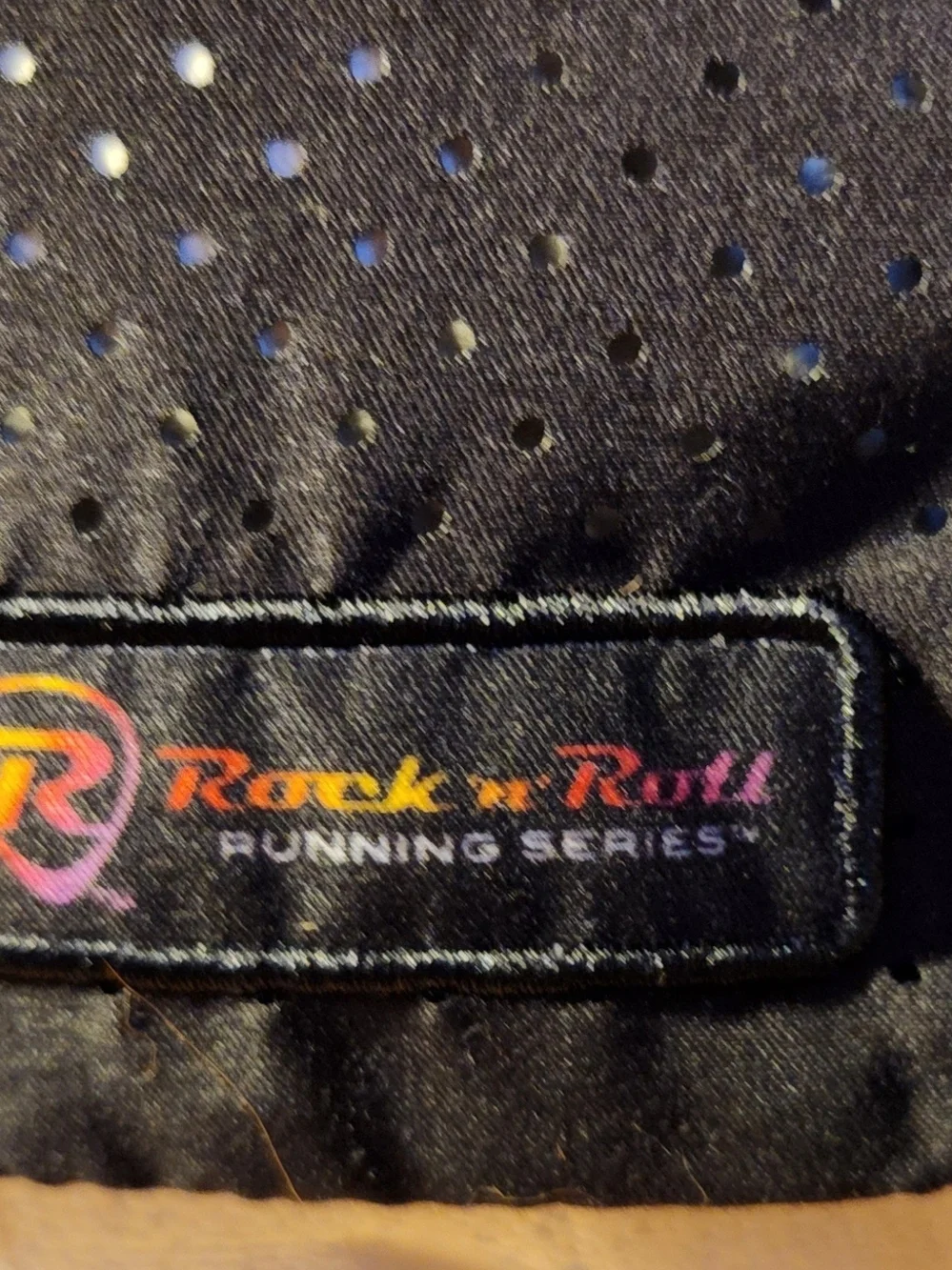 Boco Gear Rock N Roll Marathon Mesh Back Run Hat Cap w/ Multicolor 'R' Emblem